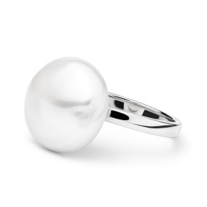 Inel cu perla naturala alba din argint DiAmanti SK20206R_W-G (Argint 925‰ 1,9 g.)